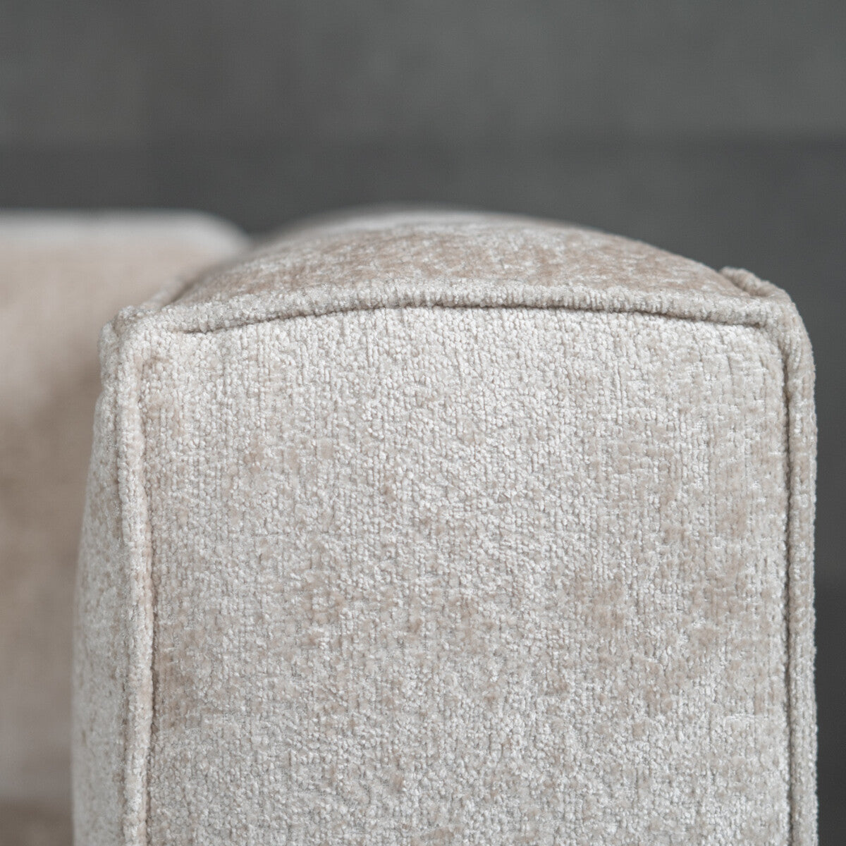 3-zits bank Memphis stof chenille wit/beige