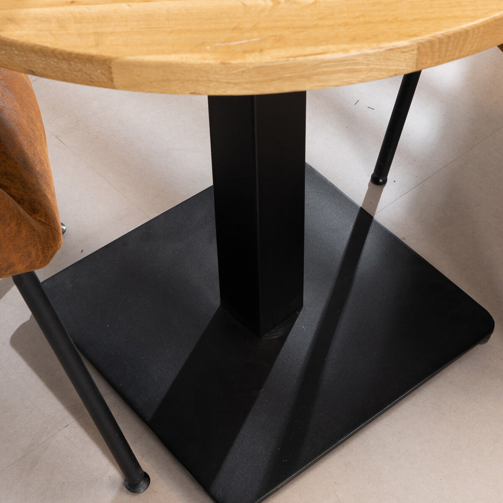 Bistrotafel rond Sven eikenhout Ø80 cm