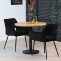 Bistrotafel Sven eikenhout Ø80 cm