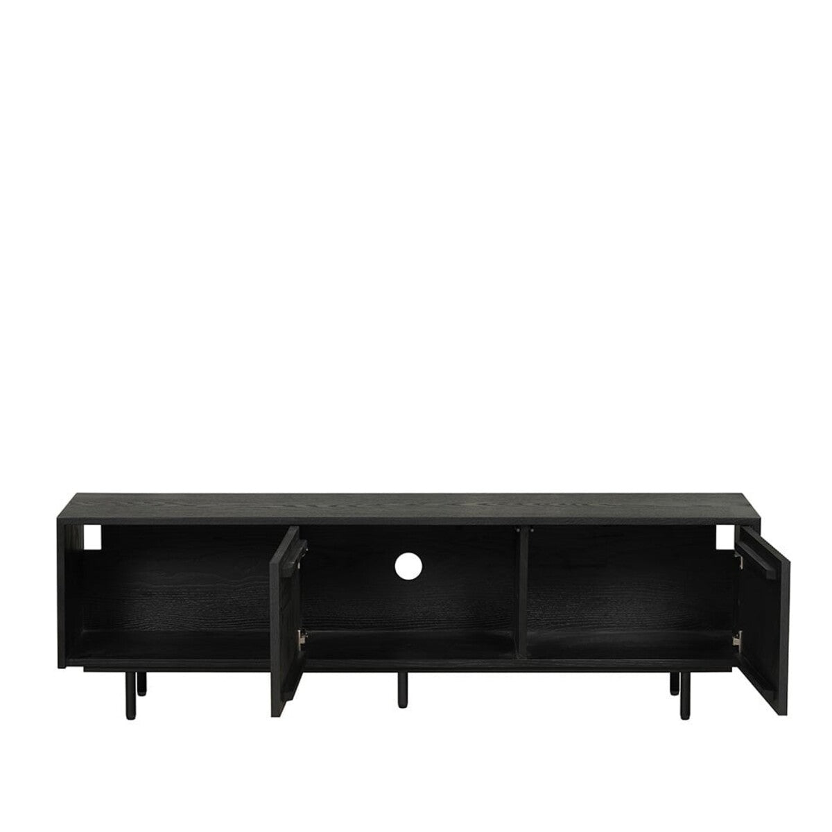 Tv-meubel Ray zwart eiken 150 cm