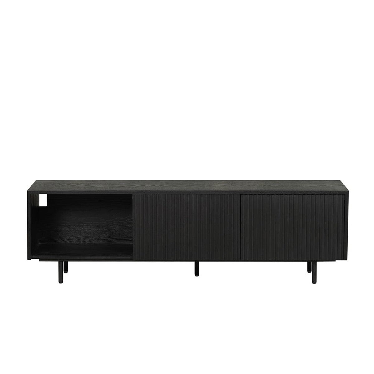 Tv-meubel Ray zwart eiken 150 cm