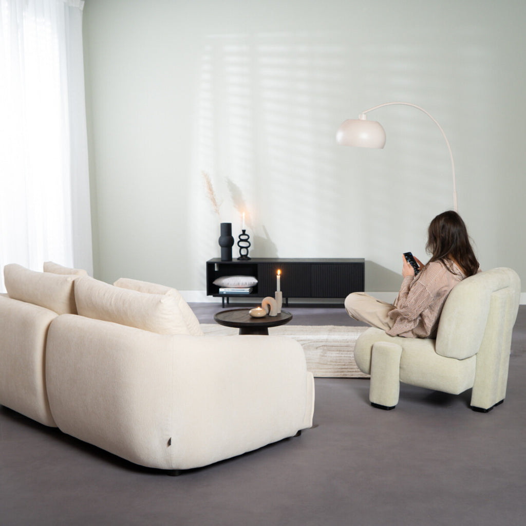 Tv-meubel Ray zwart eiken 150 cm