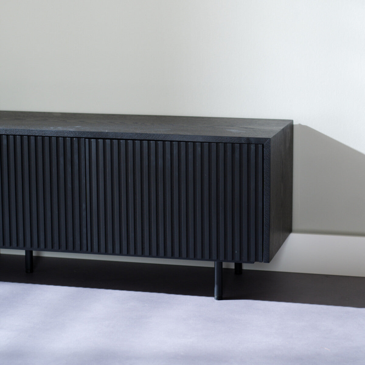 Tv-meubel Ray zwart eiken 150 cm