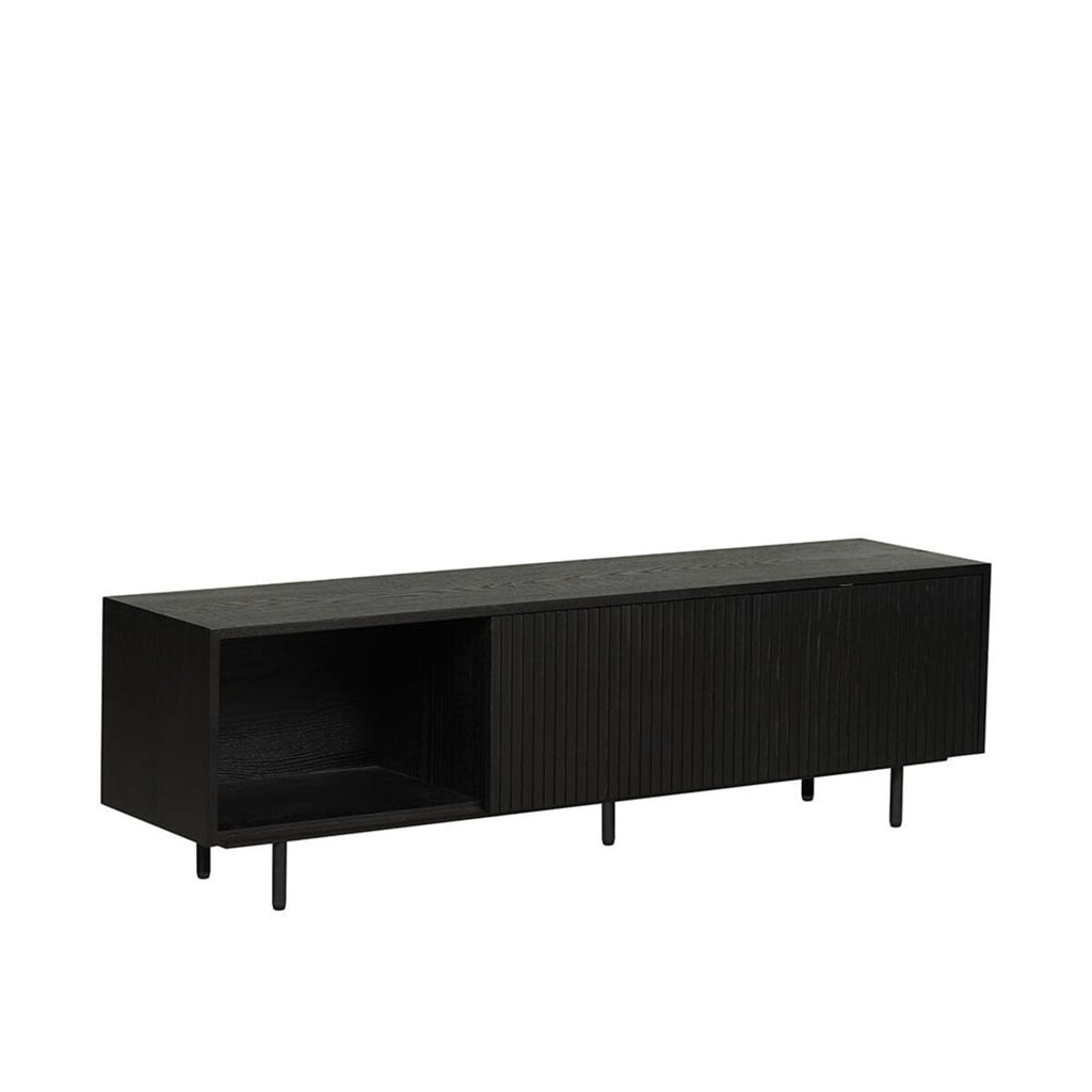 Tv-meubel Ray zwart eiken 150 cm