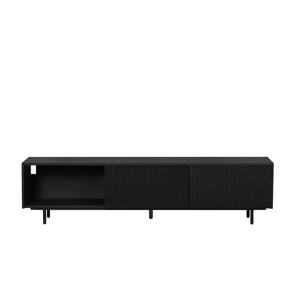 Tv-meubel Ray zwart eiken 180 cm