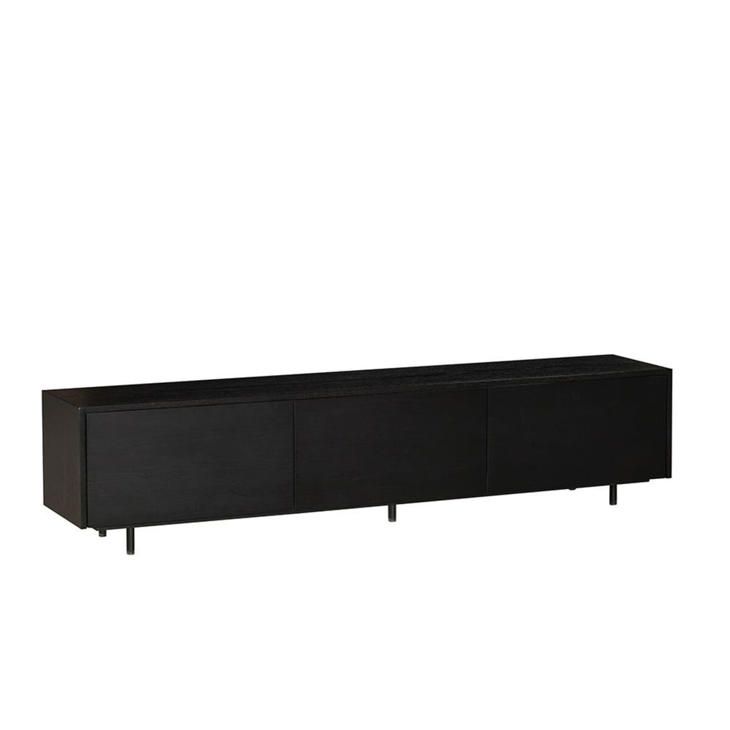 Tv-meubel Thomas zwart eiken 180 cm