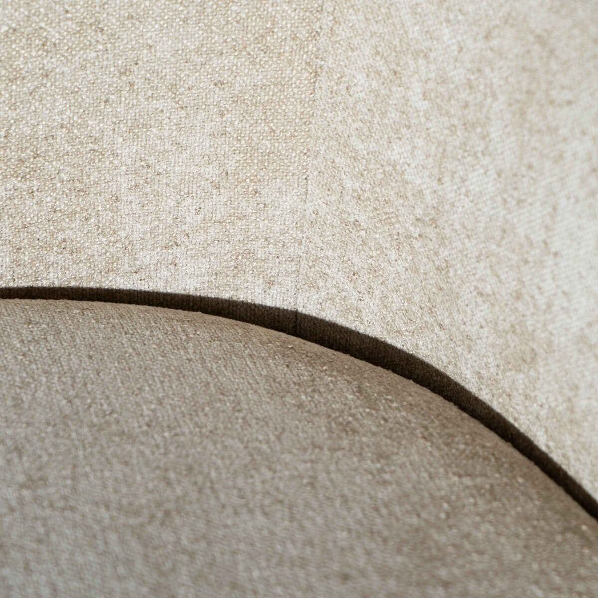 Eetkamerstoel met wieltjes Finn chenille beige