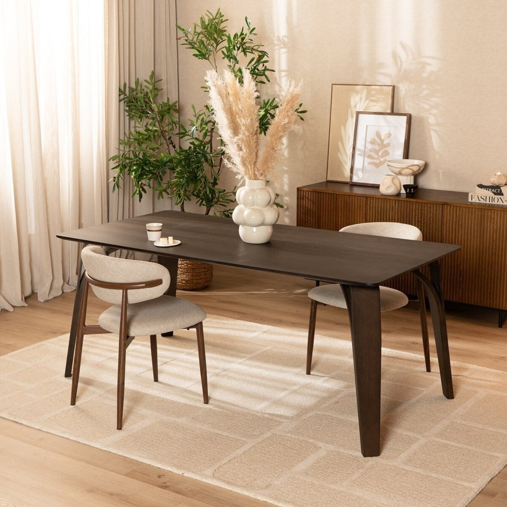 Eettafel Flint walnoot 240 x 100 cm