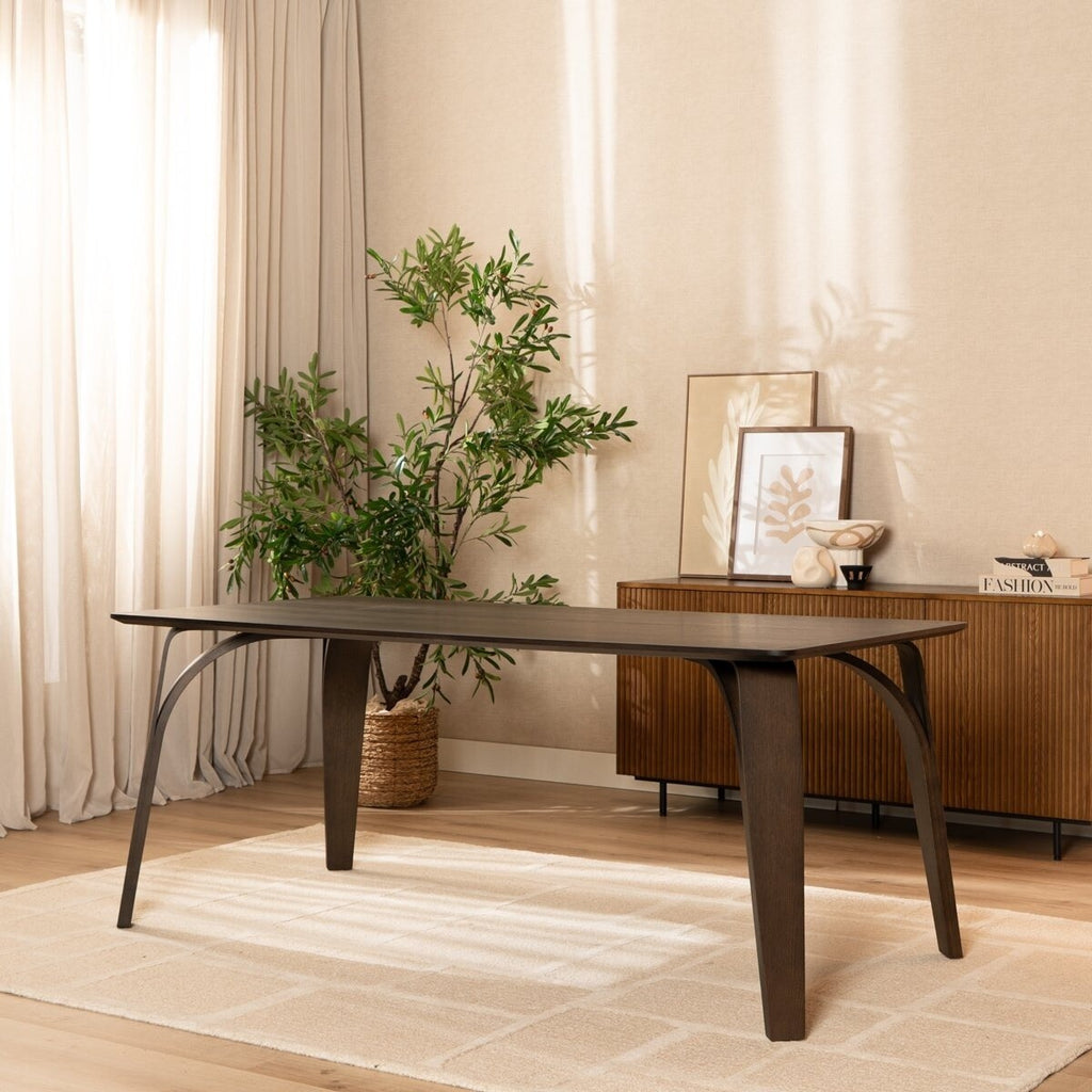 Eettafel Flint walnoot 240 x 100 cm