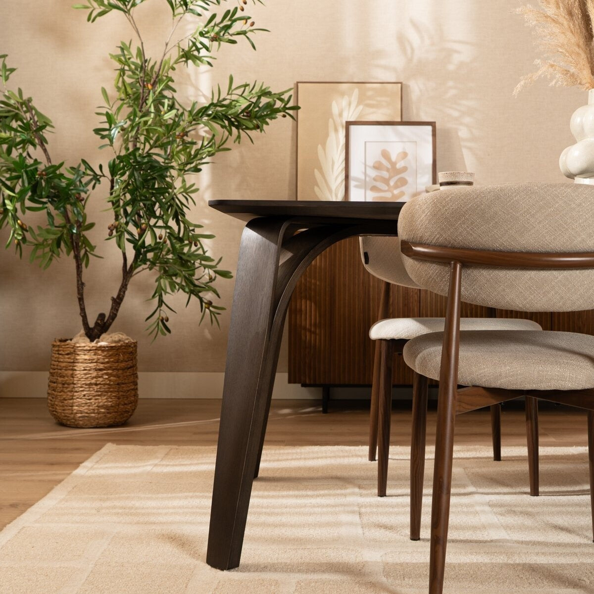 Eettafel Flint walnoot 240 x 100 cm
