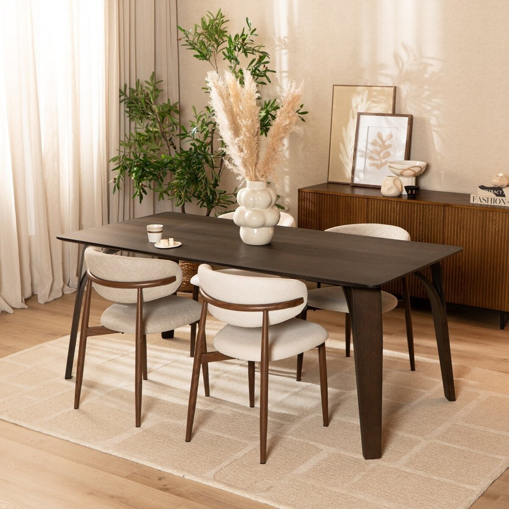 Eettafel Flint walnoot 240 x 100 cm