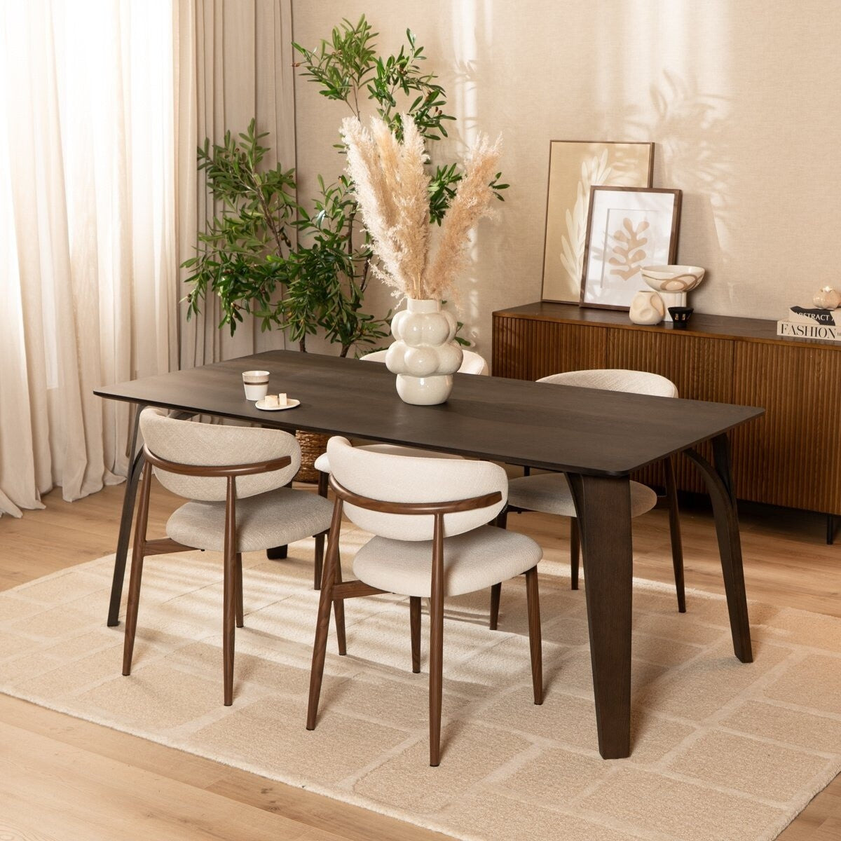 Eettafel Flint walnoot 240 x 100 cm