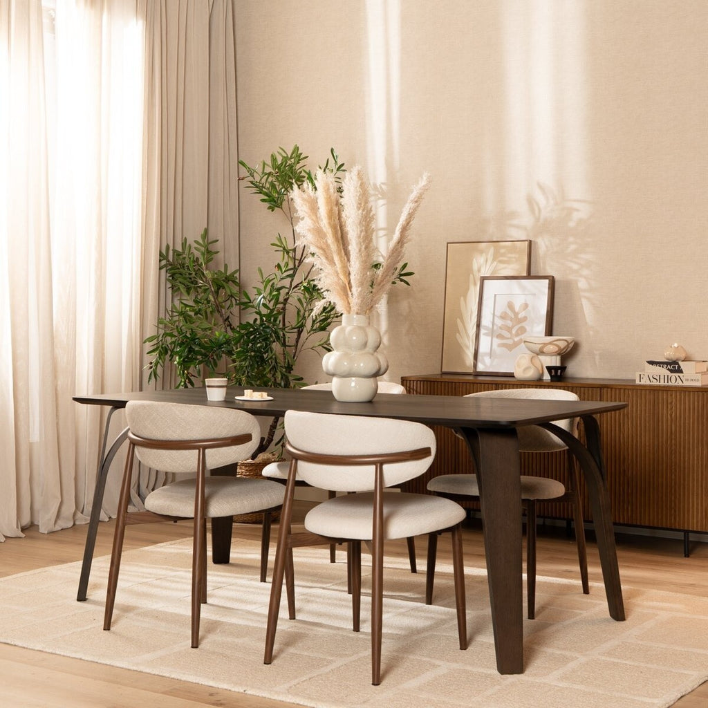 Eettafel Flint walnoot 240 x 100 cm