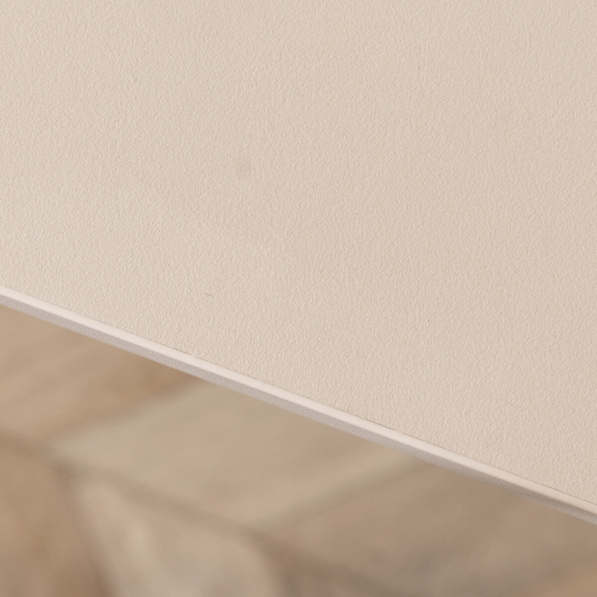 Eettafel Nils melamine beige 160 x 80 cm