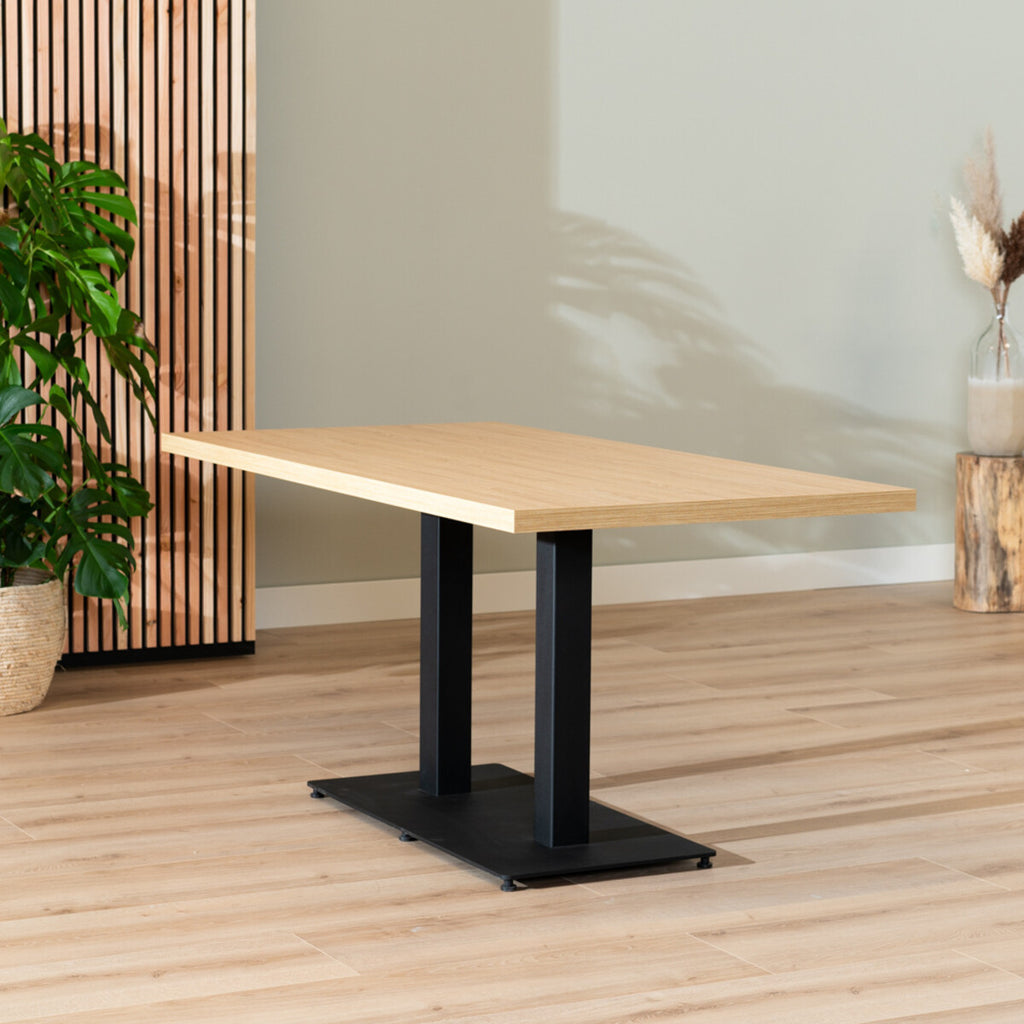 Eettafel Nils melamine eiken 160 x 80 cm