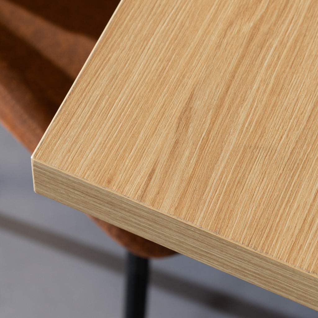 Eettafel Nils melamine eiken 160 x 80 cm