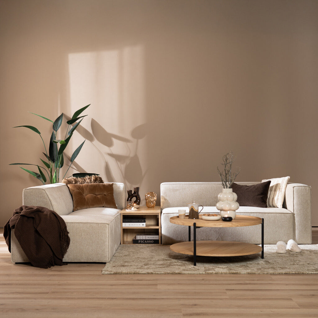 Salontafel Jaxx rustiek eiken 88x46 cm