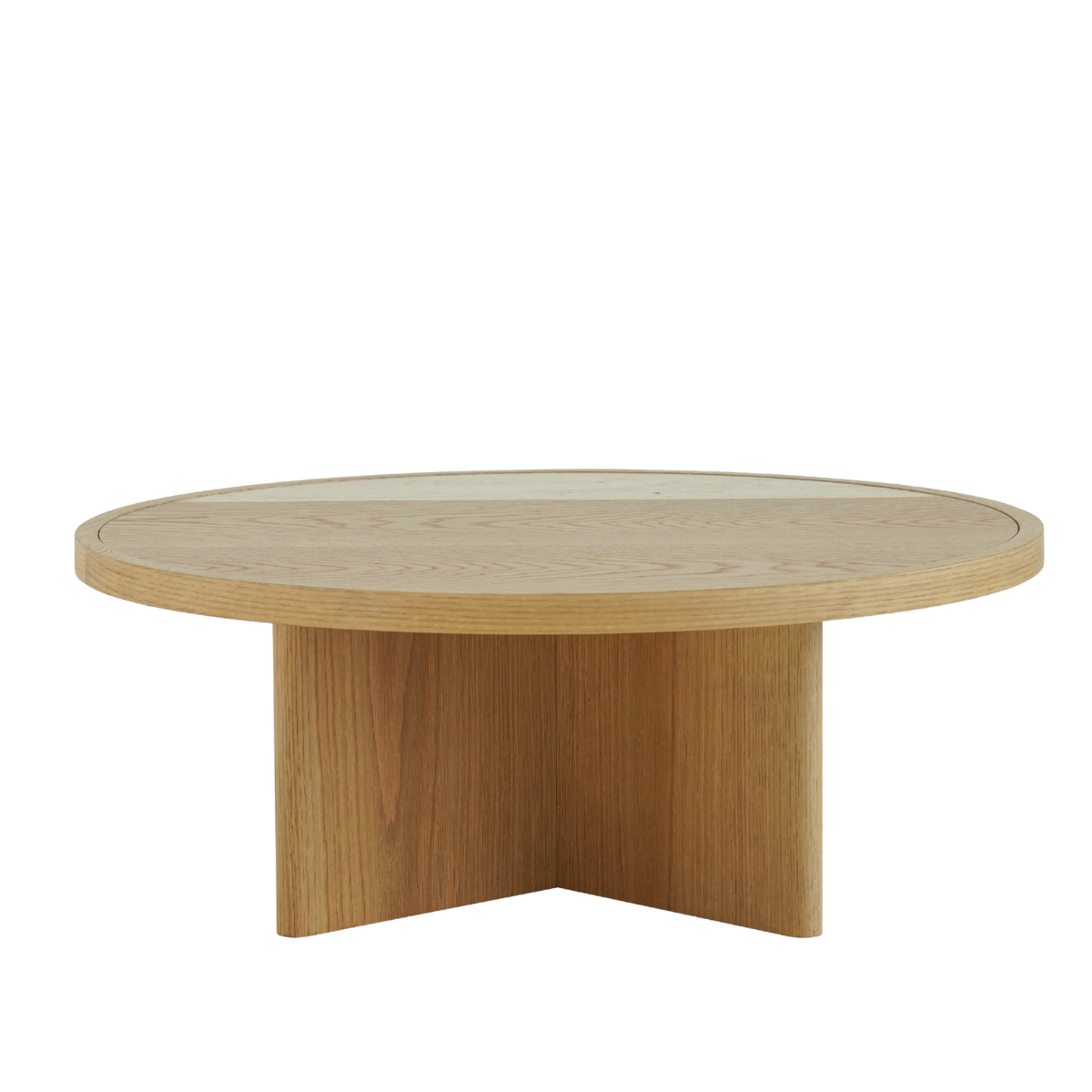 Salontafel Maeva Ø80 cm naturel eiken