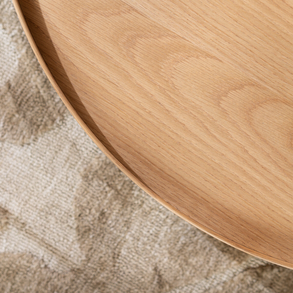 Salontafel Rio Ø58 cm blank eiken