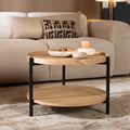 Salontafel Rio Ø58 cm blank eiken