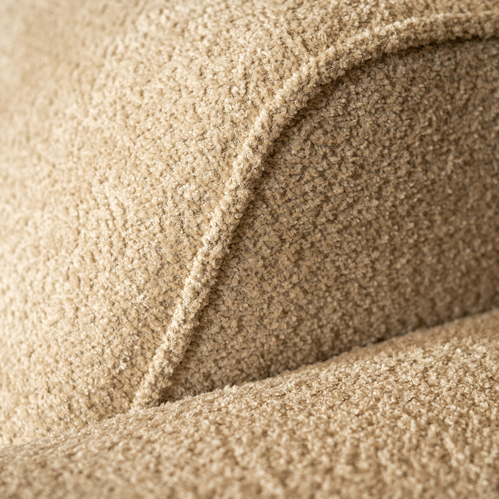 Scandinavische bank 2,5-zits Vegas bouclé beige