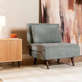 Slaapfauteuil Hanna gerecyclede stof groen