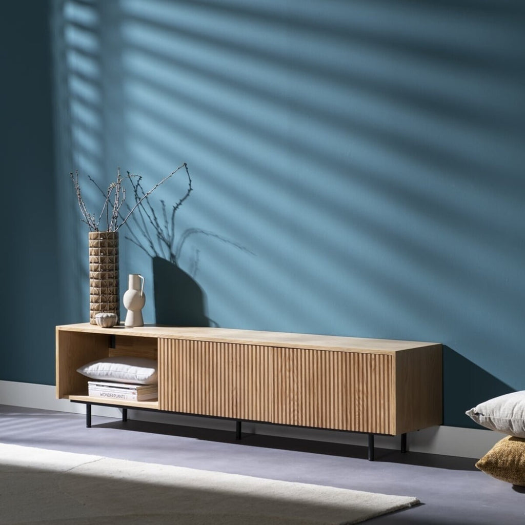 Tv-meubel Ray blank eiken 180 cm