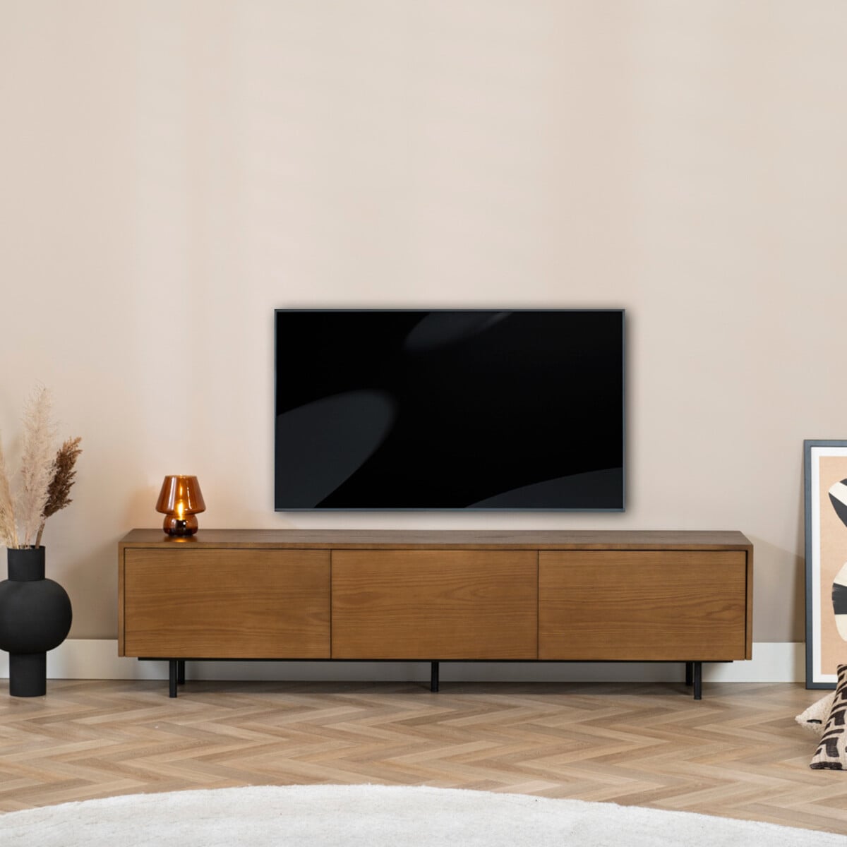 Tv-meubel Thomas rustiek eiken 180 cm