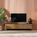 Tv-meubel Thomas zwart/rustiek eiken 180 cm