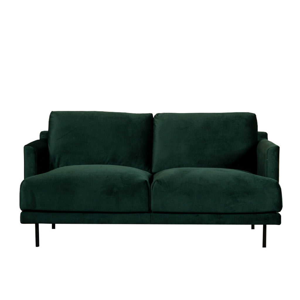 Velvet bank 2,5-zits Denver groen