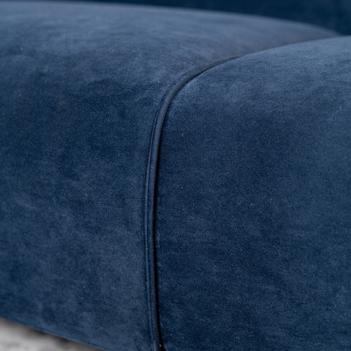 Velvet bank 2,5-zits Vegas blauw